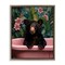 Stupell Industries Bruno Bear in Pink Tub Floating Frame, design by Momart